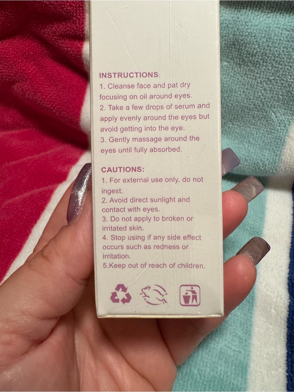 Coffee Eye Serum by NMO Cosmetics - Pink & White Packaging - Picture 2 of 2